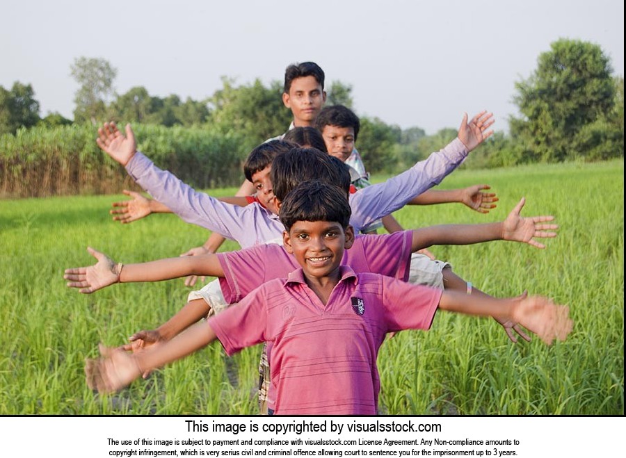 Agriculture ; Arms Outstretched ; Bonding ; Boys ;