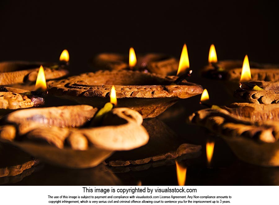 Abundance ; Arranging ; Black Background ; Burning