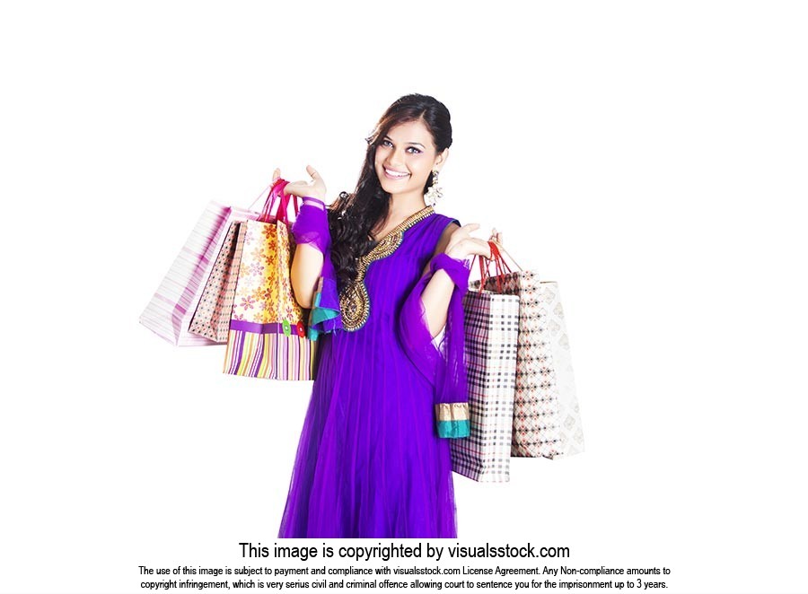 Traditional Woman Shopping Bags