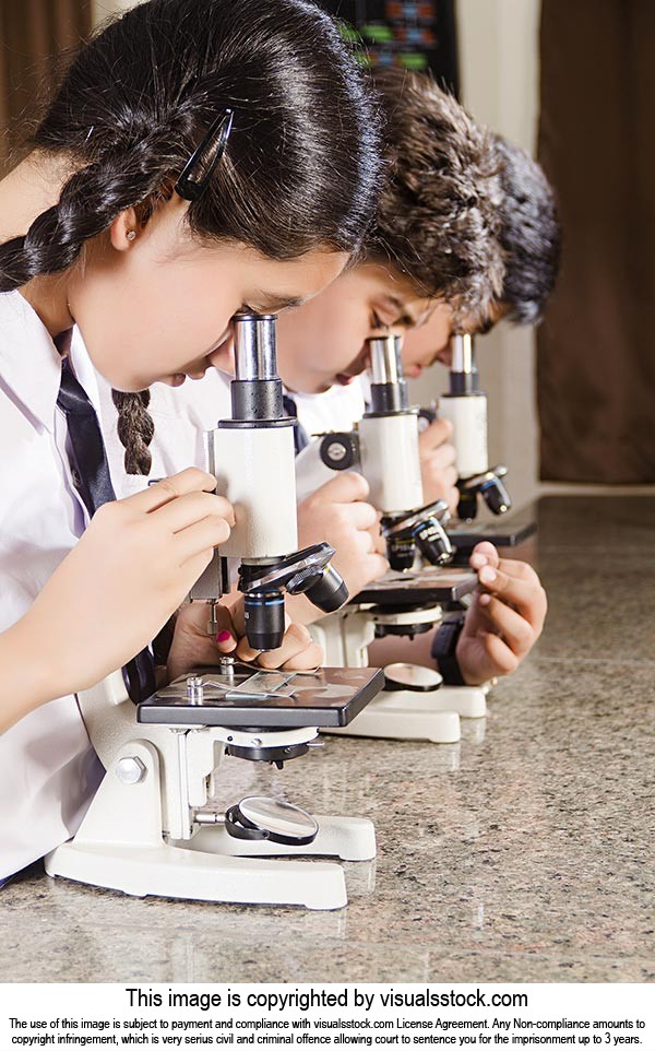 Students Microscope Research Lab