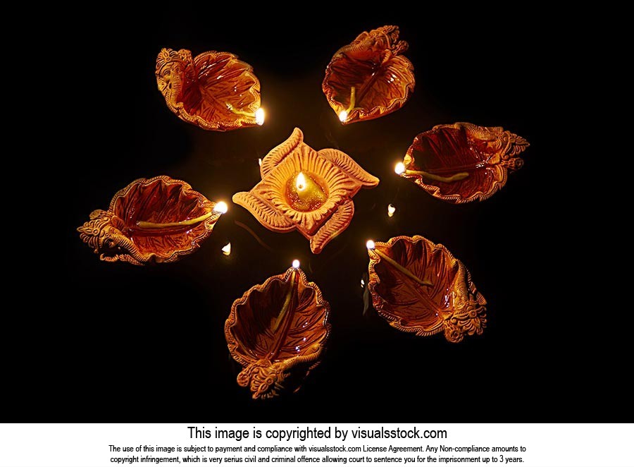 Abundance ; Arranging ; Black Background ; Burning