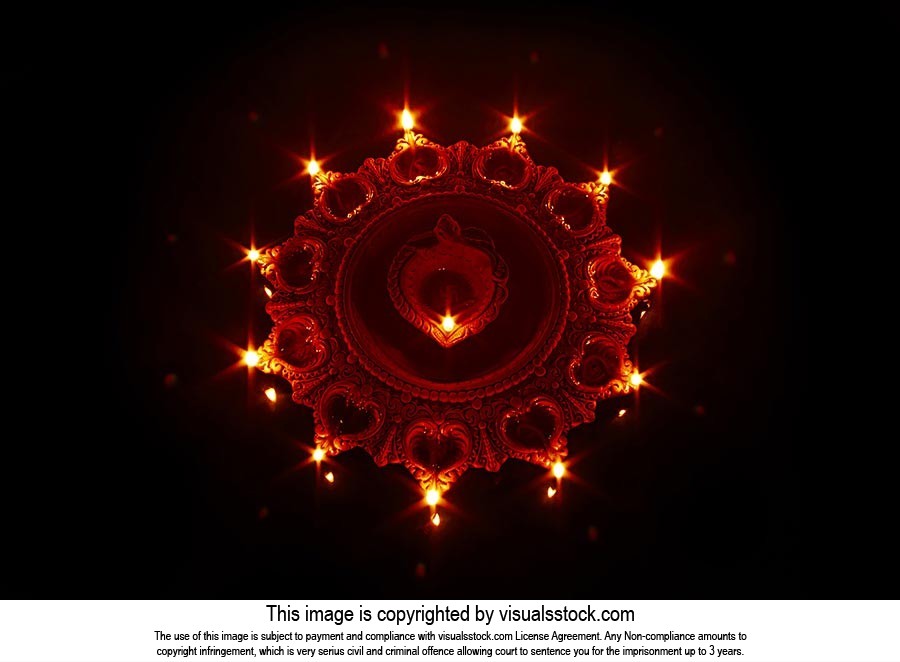 Black Background ; Burning ; Celebrations ; Close-