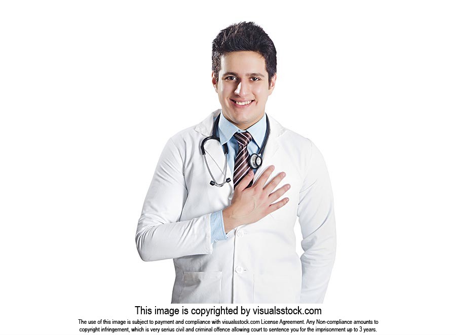 Pledging Man Medical Doctor