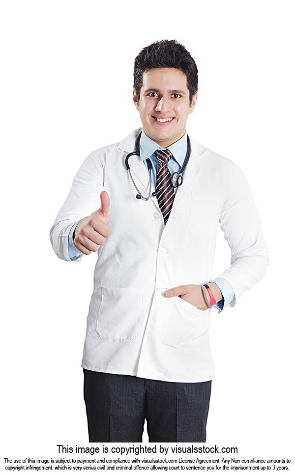 Male Doctor Thumbs up
