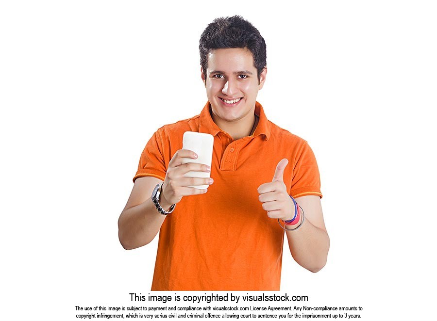 Men Mobile Message Thumbsup