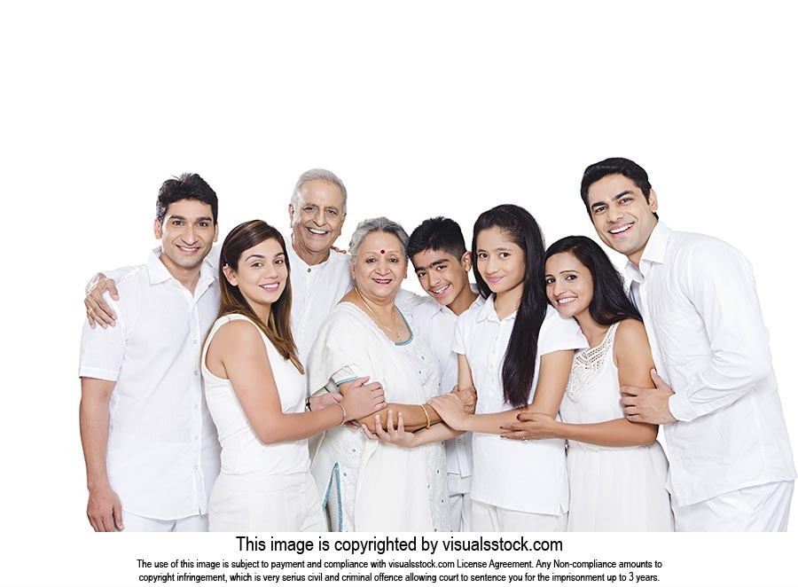 Indian Joint family Standing Toghether