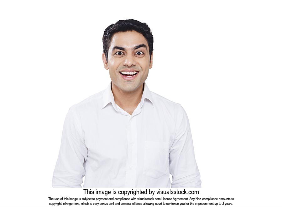 Indian Man Laughing Facial expression
