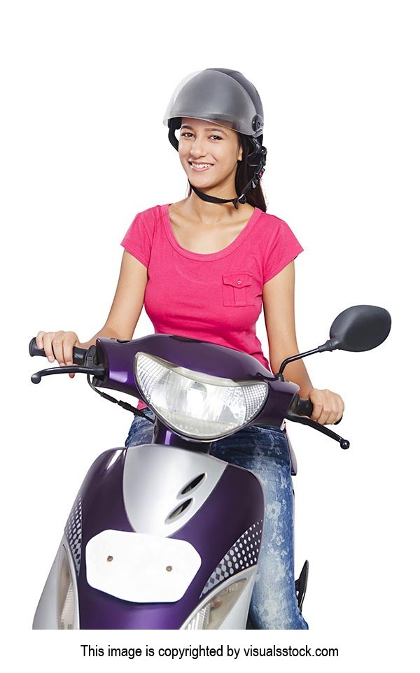 Girl helmet for discount scooty