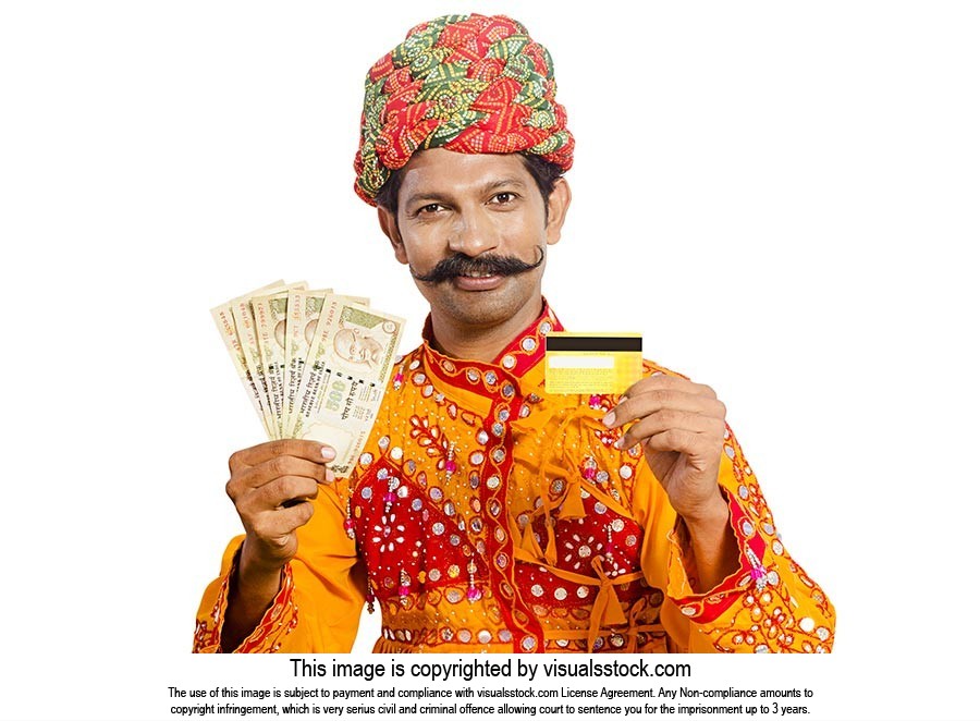 Gujrati Man Money Credit card