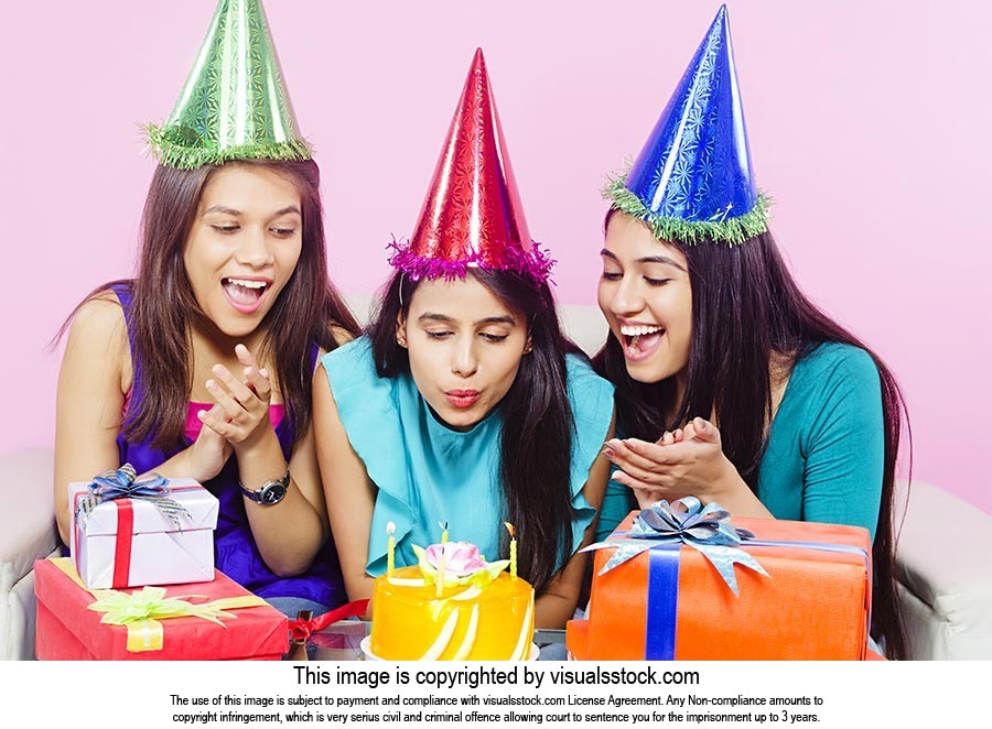 Indian Teenage Girls Birthday Party