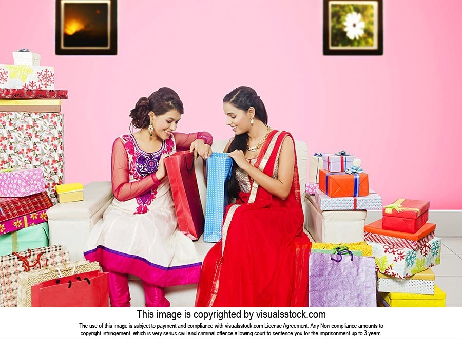 Teenage Girls Diwali Shopping