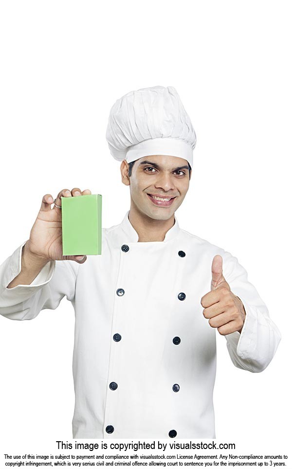 Indian Chef Cook Showing Butter Thumbsup