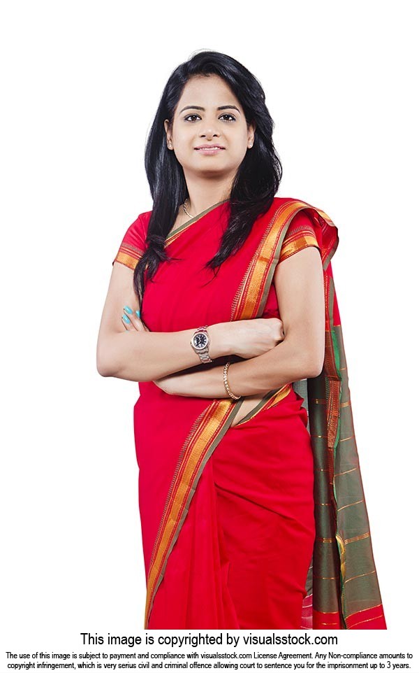 Indian Businesswoman Arms Crossed