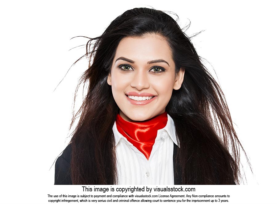 Beautiful Air hostess Smiling