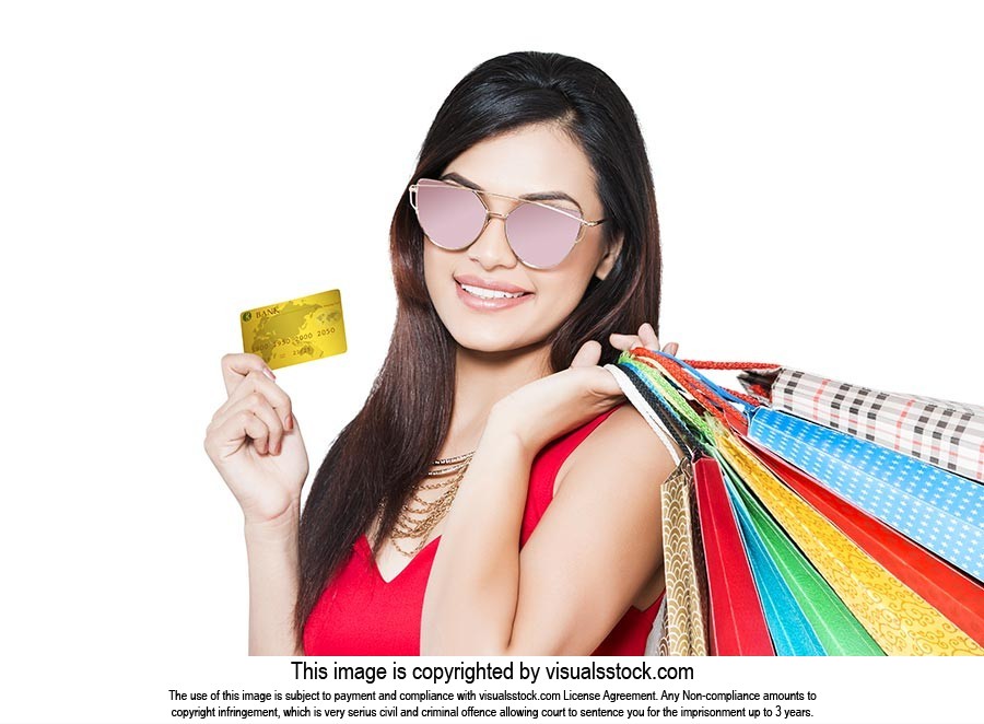 Woman Credit Card Shopping