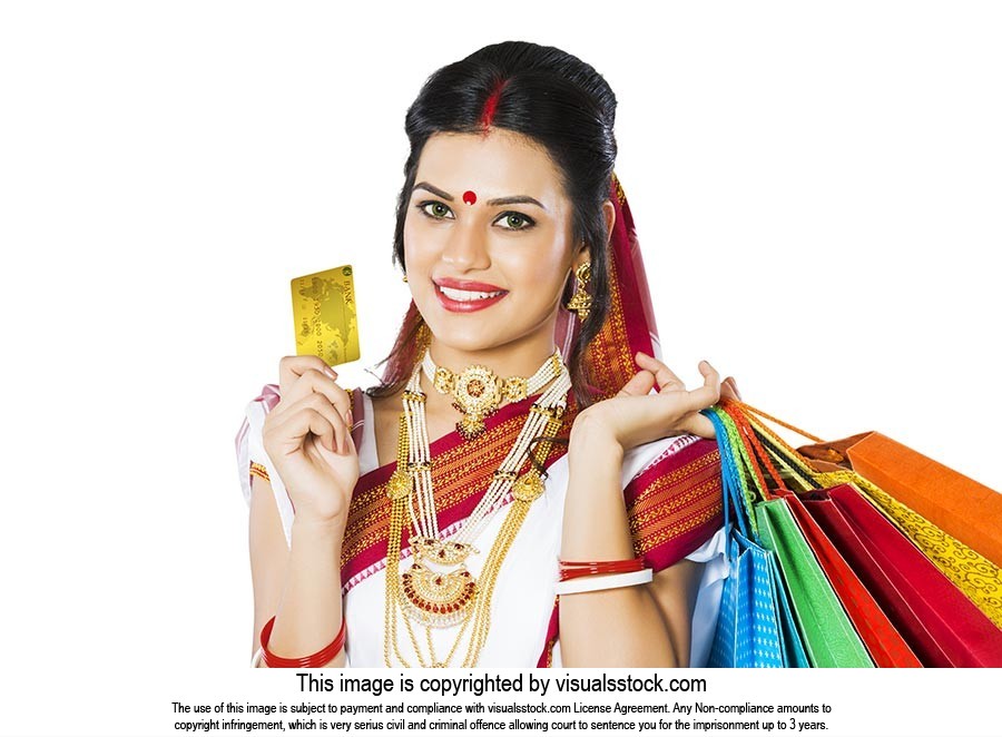 Bengali Woman Credit Card