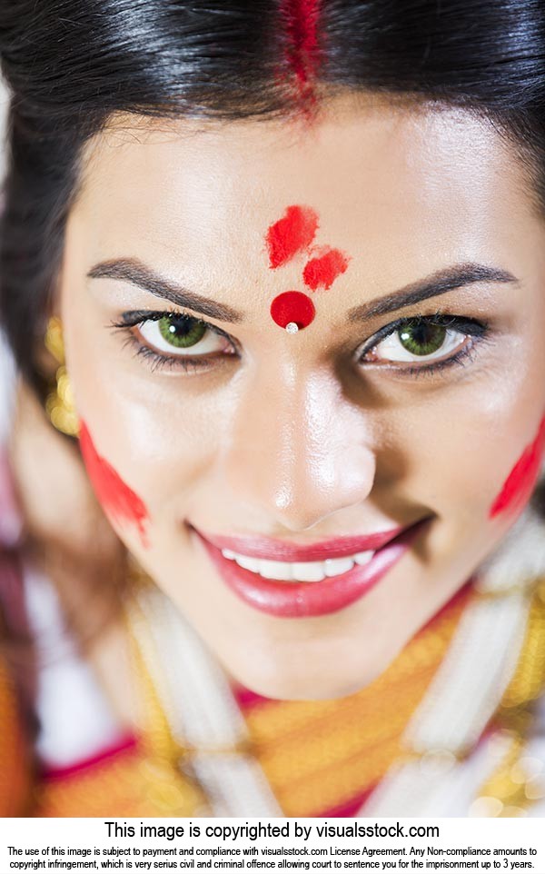 Indian Bengali Woman Festivals