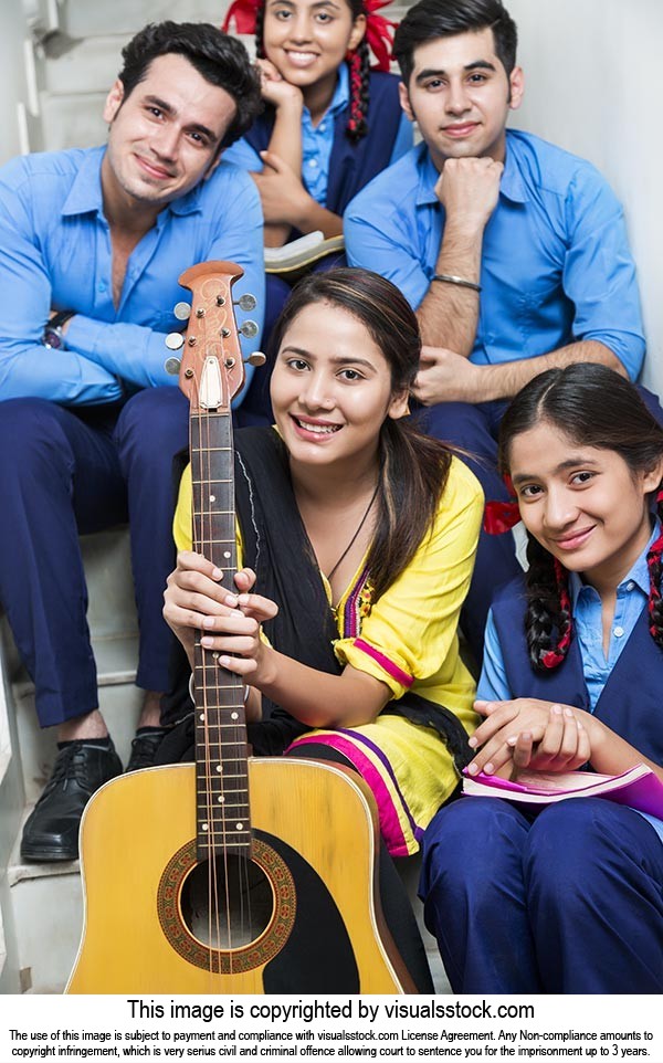 Teacher Students Teaching Music