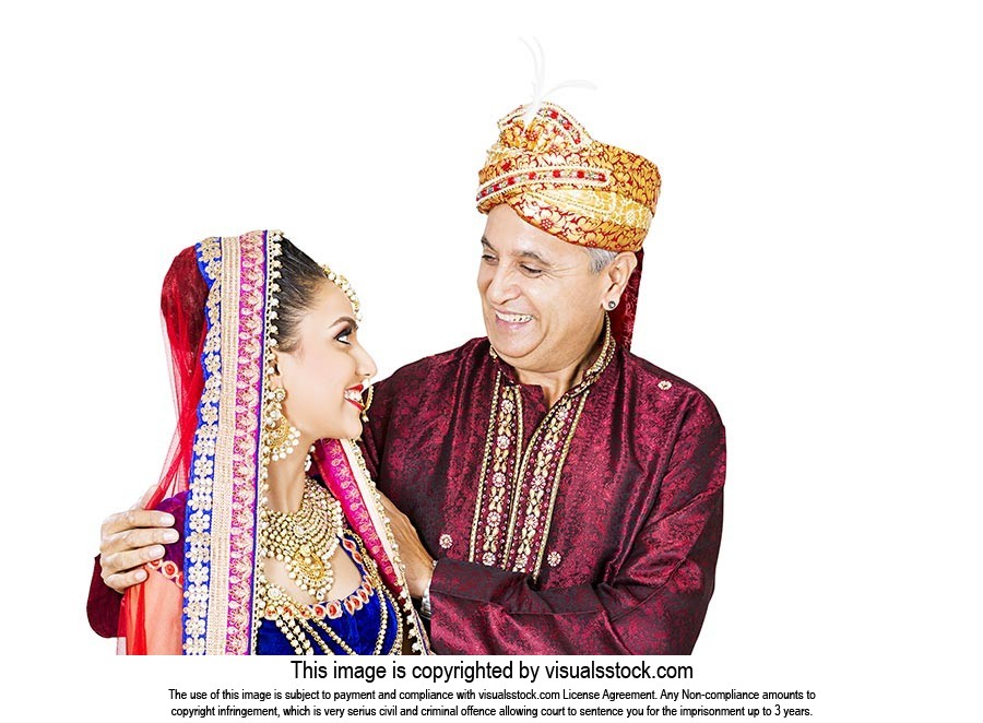 Indian Bride Wedding Father
