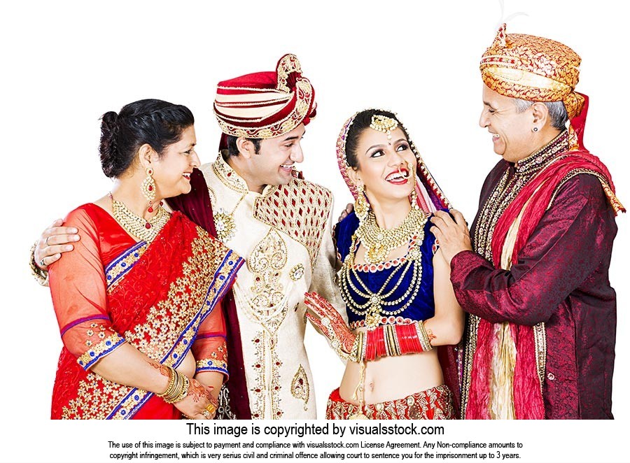Indian Wedding Family