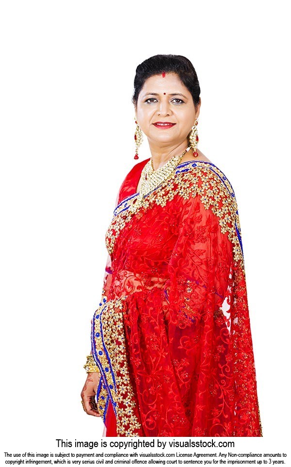 Indian Woman Traditional Sari