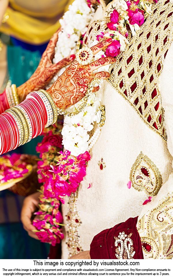 Varmala Indian Wedding Ceremony