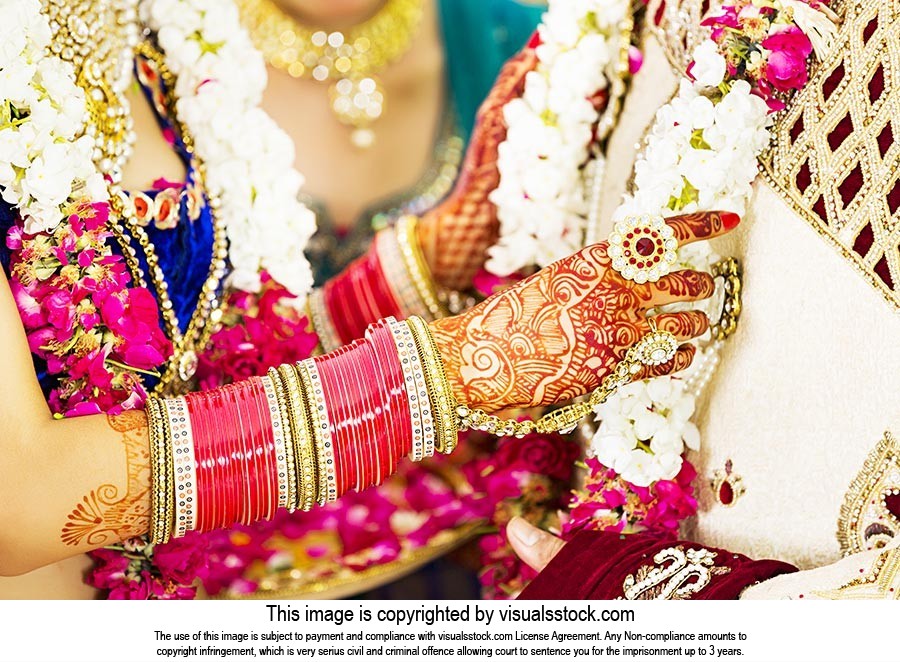 Varmala Indian Wedding Ceremony