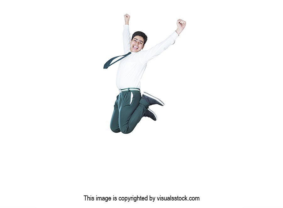 1 Person Only ; Achievement ; Arms Raised ; Boys ;