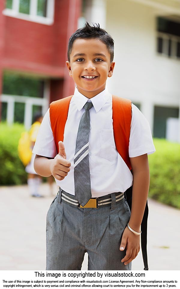 School boy cheap with bag