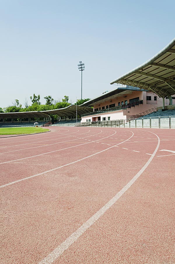 Absence Sports Racing Track Line Sports Stadium Nobody