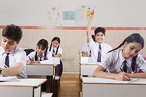 School Students Classroom Studying