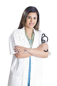 Woman Doctor Arms Crossed
