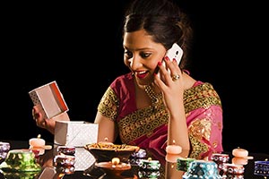 Women Diwali Surprise Opening Gift Talking Phone