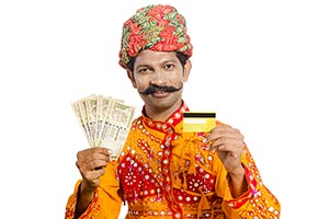 Gujrati Man Money Credit card