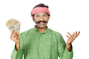 Indina Rural Man Money Amazement