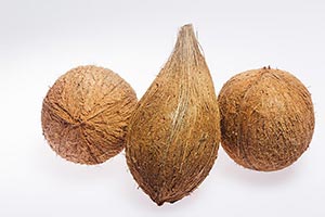 Close-Up ; Coconut ; Color Image ; Directly Above 