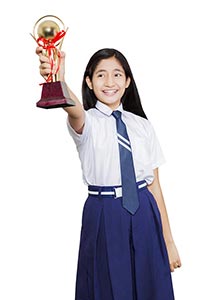 Girl Student Success Trophy