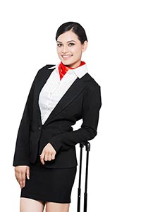 Indian Woman Air Hostess