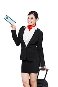 Air hostess Woman Ticket